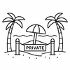 Amenity-Private Beach Access-Icon